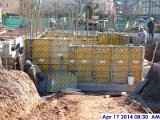 Closing up the foundation wall forms at Elev. 7-Stair -4,5 Facing East (800x600).jpg